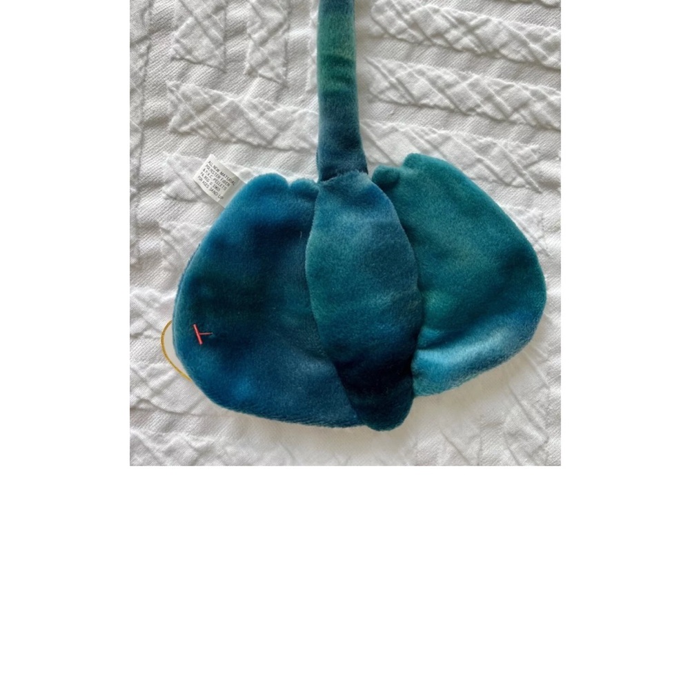 Ty Teenie Beanie Baby Plush Stingray "Sting The Ray" - Picture 2 of 5